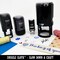 Norway Flag Self-Inking Rubber Stamp for Stamping Crafting Planners